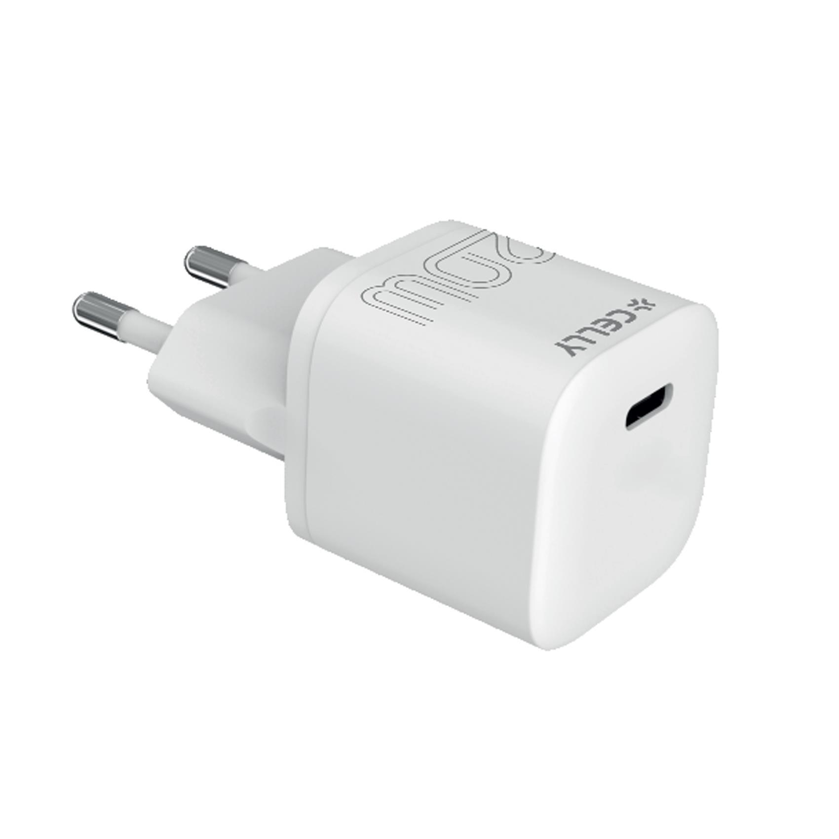 Celly - UCTC1USBC20W - Ultra Compact Wall Charger …